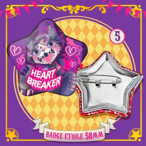 Badge étoile heart breaker