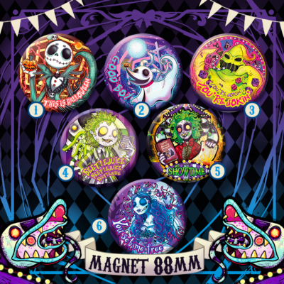 Magnets Fanart Tim Burton