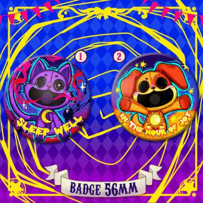 Badges Critters Poppy Play Time