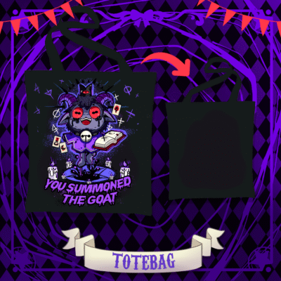 Totebag Cult of the Lamb the goat