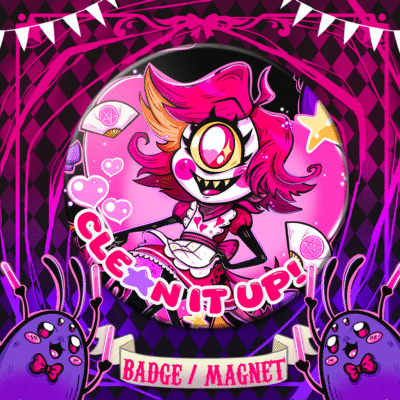 Badges et Magnet Niffty Hazbin Hotel