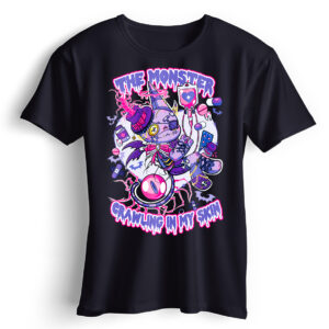 T-shirt Monster crawling in my skin