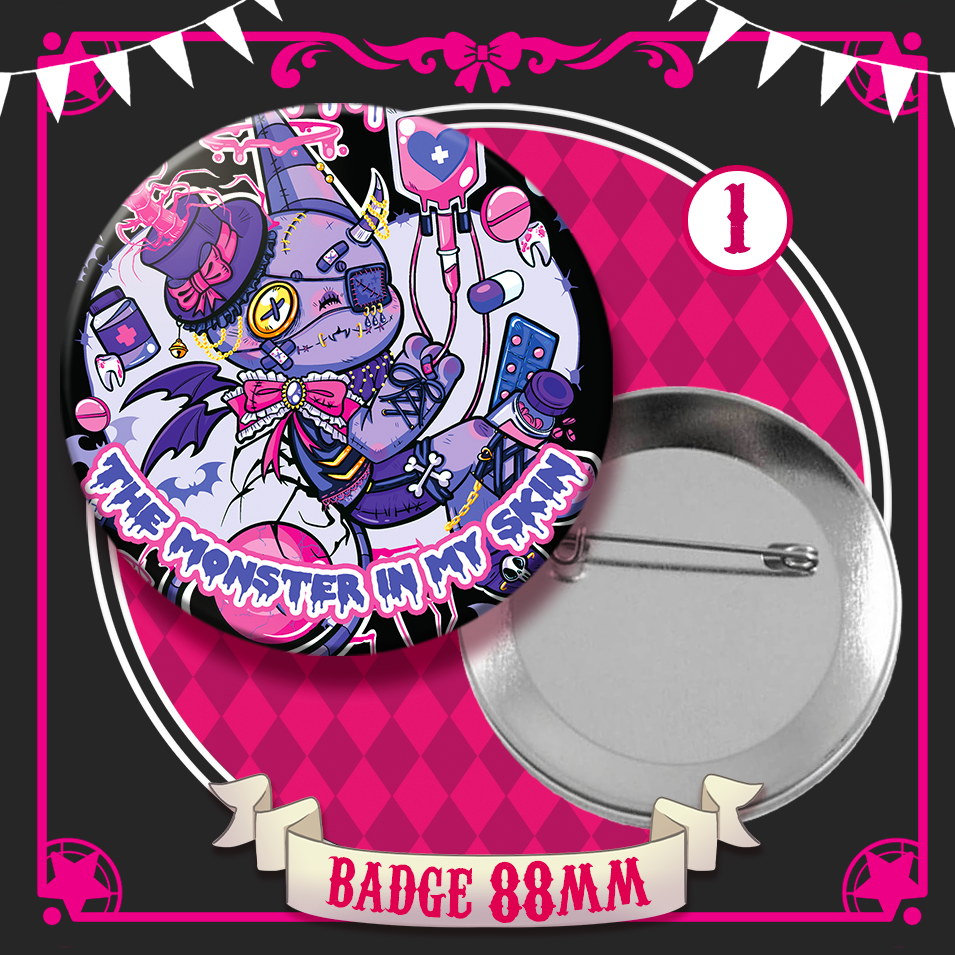 Badges 88mm WANP Menhera – Image 2