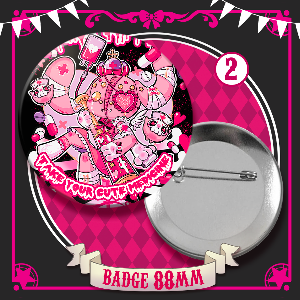 Badges 88mm WANP Menhera – Image 3
